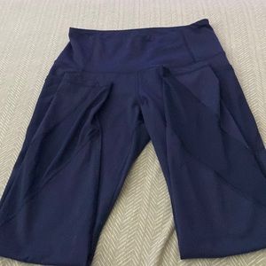 navy blue old navy active wear leggings size small